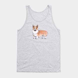 Welsh corgi dog Tank Top